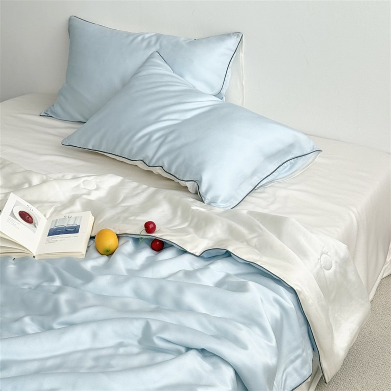 Layman外行 【一起去吹海风】夏季60支莱赛尔天丝夏凉被四件套