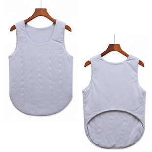 纯棉花护肚兜保暖背心成人睡觉防着凉加厚内衣男女士通用护肚护胸