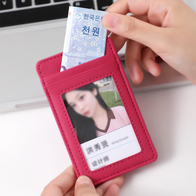 韩国版高级颈挂卡套伸缩扣带挂绳识别证工牌胸牌证件交通门禁卡套