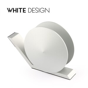 White Design创意金属铝合金胶带切割器胶带座桌面胶带架高端摆件