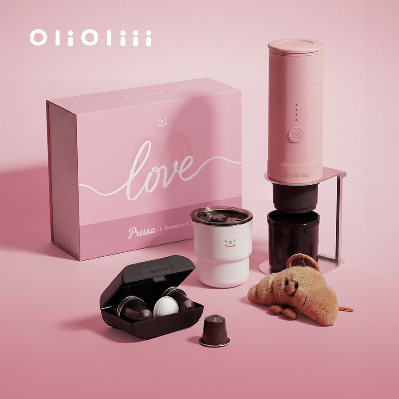 OliOliii便携意式咖啡机爱意礼盒