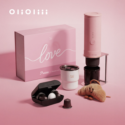 OliOliii便携意式咖啡机爱意礼盒