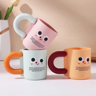 刷牙杯儿童情侣创意可爱卡通杯子漱口杯高颜值家用塑料牙杯洗漱杯