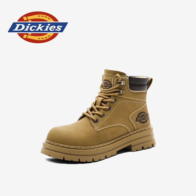 dickies儿童马丁靴男童鞋2026新款春夏季大黄靴女童户外短靴靴子