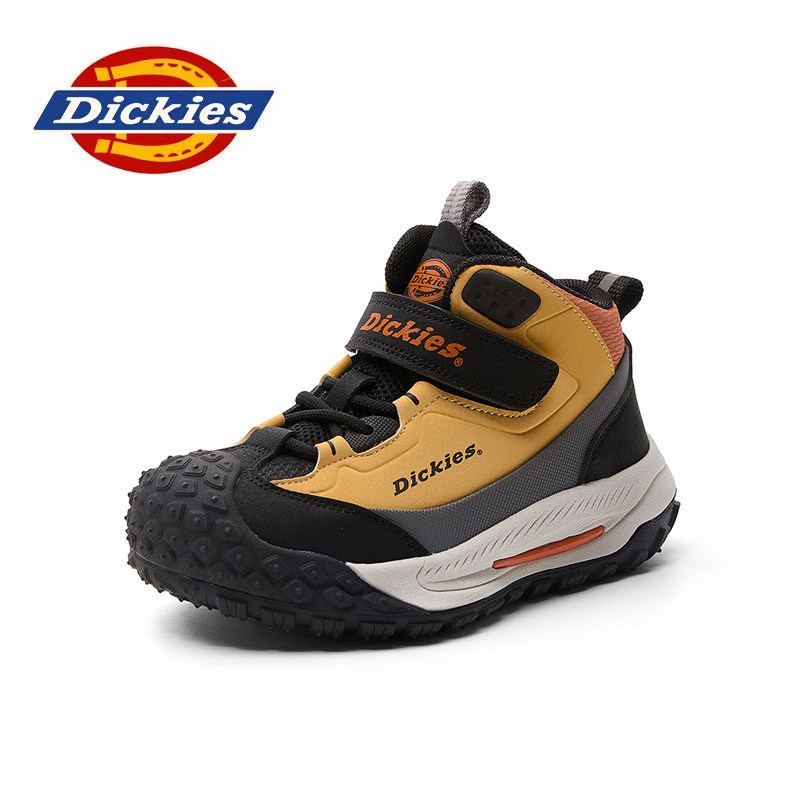 dickies童鞋2026新款夏季儿童马丁靴男童短靴魔术贴男孩高帮靴子