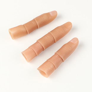 仿真假肢假手指套残疾人断手指护套义肢硅胶手套手指头专用大拇指