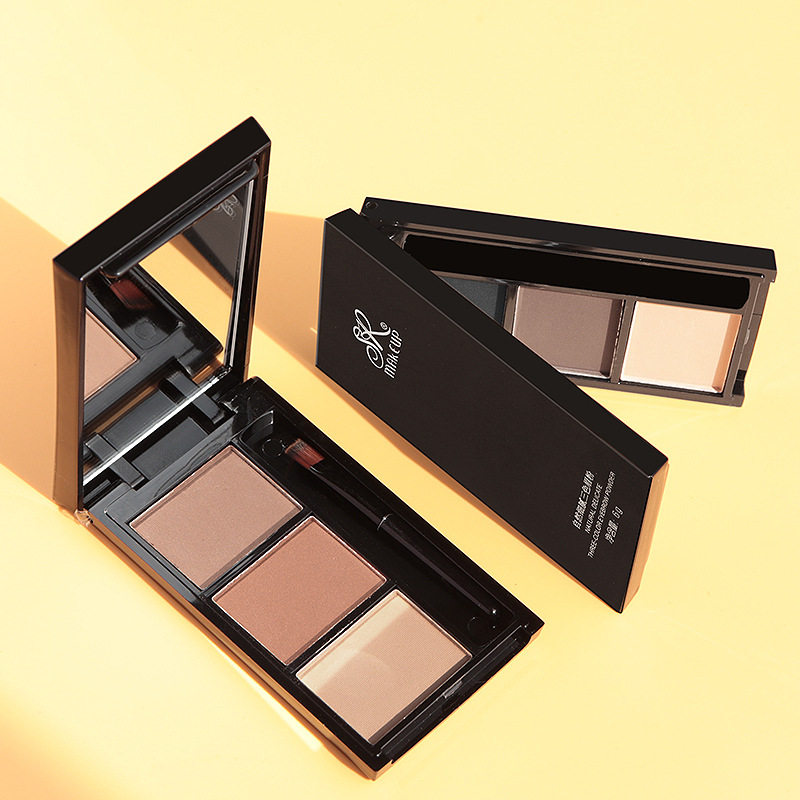 《眉粉A1pq801-自然细腻三色搭配眉膏粉带刷眼部修容立体,彩妆/香水/美妆工具,眉笔/眉粉/眉膏,淘宝优惠券,粉丝福利购,淘宝优惠卷