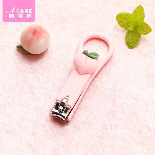 指甲刀B1vq001-易上手修剪甲面女可爱单个折叠美甲工具指甲钳