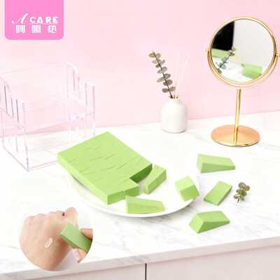 粉扑D1v501-三角粉扑24切一次性海绵干湿两用气垫粉底液上妆用化