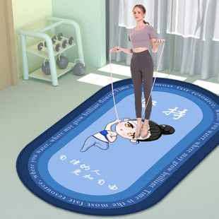 加厚隔音减震瑜珈垫女生x塑形体操垫家用健身垫防滑瑜珈垫