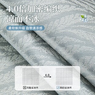 冰丝藤席沙发垫盖布巾2024新款 夏季 夏天轻奢高级直排凉Z席防滑坐
