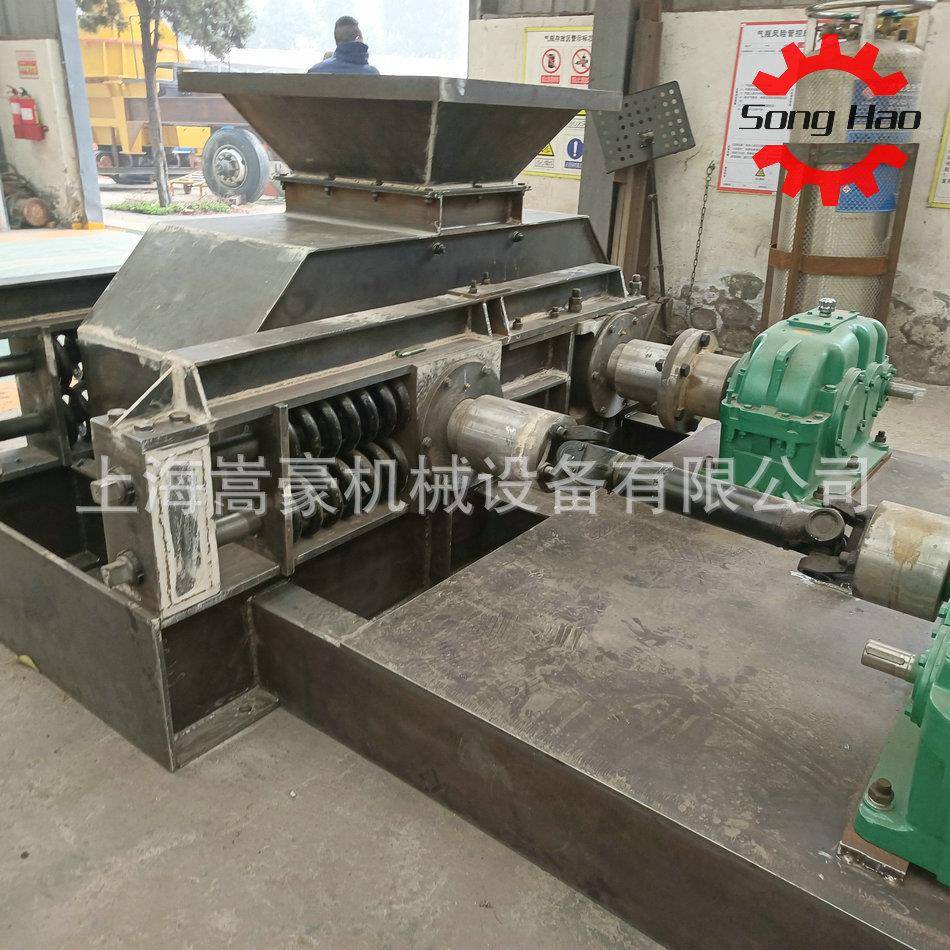 现货2PG800*800对辊破碎机页岩河卵石双辊制砂机碾压式碎石机