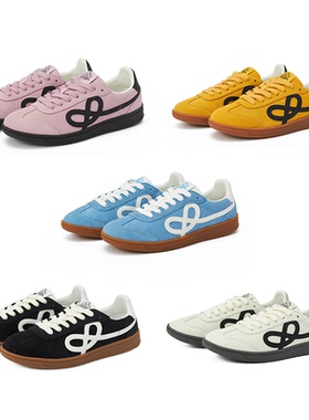 WeFlower小花复古德训鞋秋冬百搭男女鞋轻便舒适情侣款