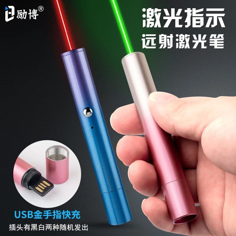 励博 售楼激光笔沙盘射笔售楼金手指usb充电讲解指示笔红外线刻字