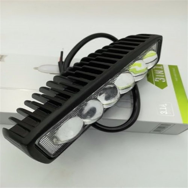 长条灯凸透镜6珠汽车led货车射灯强光12V24V雾灯越野车顶大灯中网