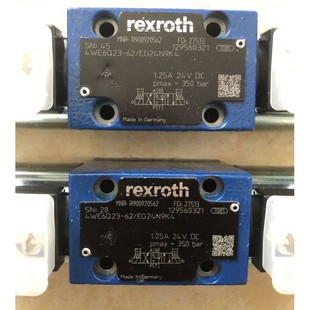 力士乐REXROTH电磁阀R900920562 EG24N9K4德国液压 4WE6Q23