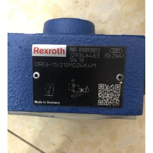 正品 DRE6 R900928873力士乐比例减压阀德国产原装 210MG24K4M