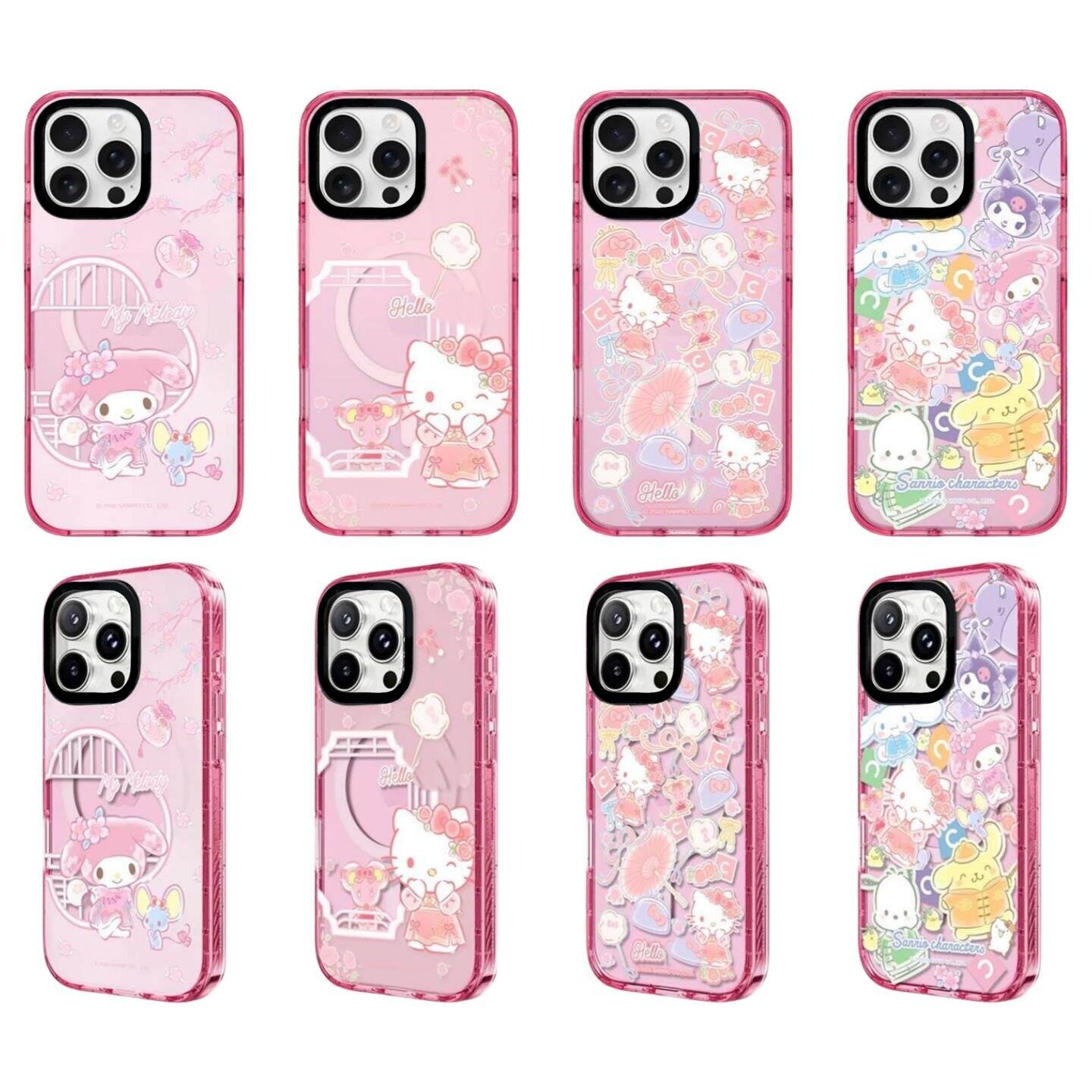 【PX&FC】凯蒂猫iphone16promax粉钻海手机壳17PROMAX适用苹果15pro可爱KT猫14酷洛米13磁吸12透明保护套女