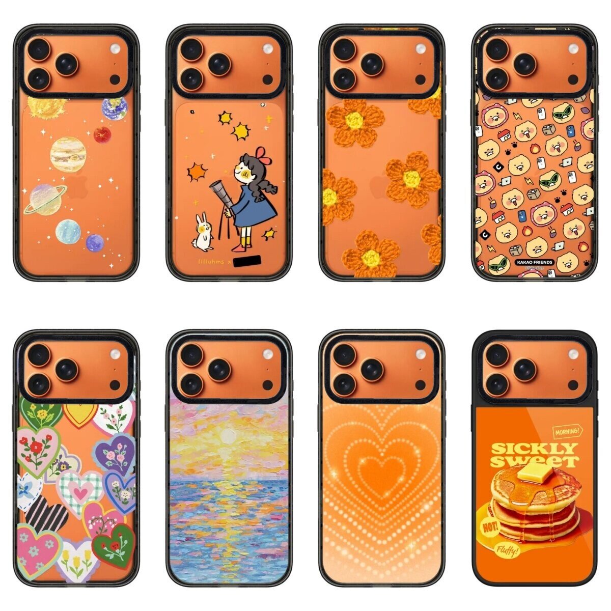 【PX＆FC】许愿女孩适用于iPhone17promax星宇橙色手机壳16pro卡通小众15plus创意苹果14/13/12防摔保护壳AIR