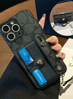 适用小米POCOF6PRO手机壳F6腕带F5Pro插卡套F5支架F4Gt手绳F3商务F2Pro零钱包F1小众f2时尚创意防摔保护套