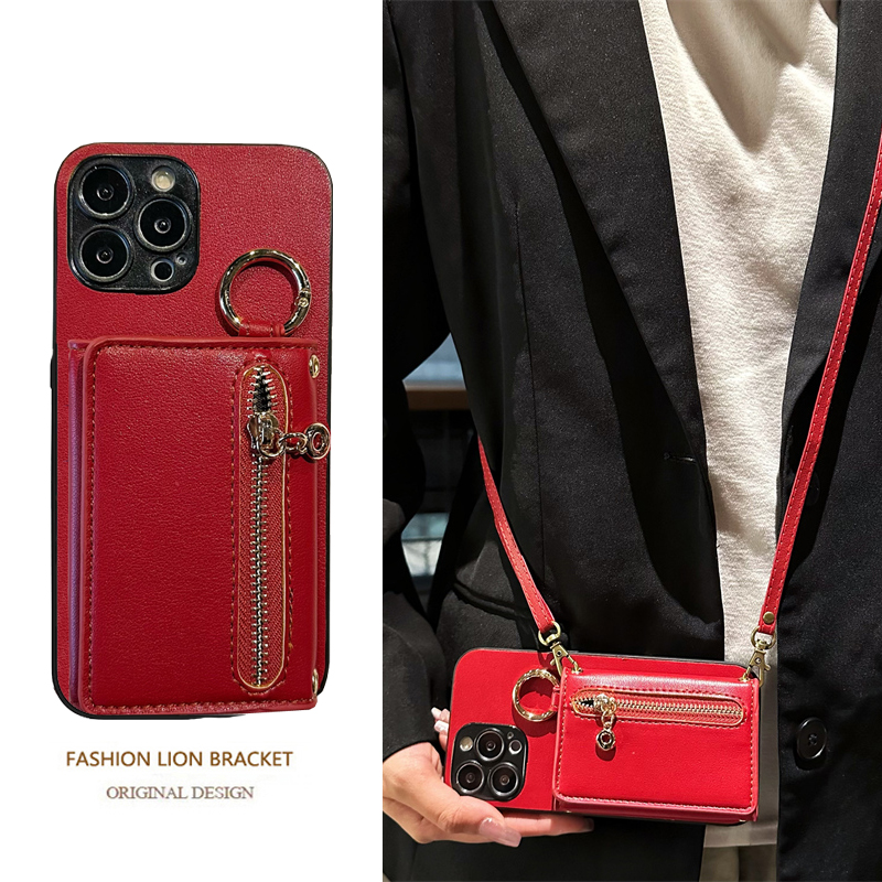 适用vivoV27e手机壳V27Pro支架V25e斜跨绳V23e可装卡V21s折叠V21e商务V21零钱包V25小众V23防摔创意保护套