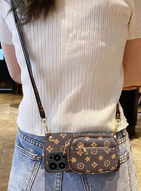 坎宁安适用于红米Turbo4Pro手机壳Turbo3插卡13Turbo钥匙包Note12背带K70挂绳K50复古K60Pro欧美风Turbo4小众