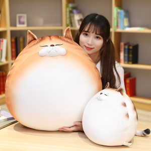 萌宠橘猫毛绒玩具公仔布娃娃女孩床上抱大号抱枕圆滚滚猫咪靠垫