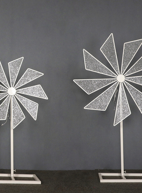 新款婚庆道具风车旋转摩天轮路引婚庆装 场景布置路引婚庆用品