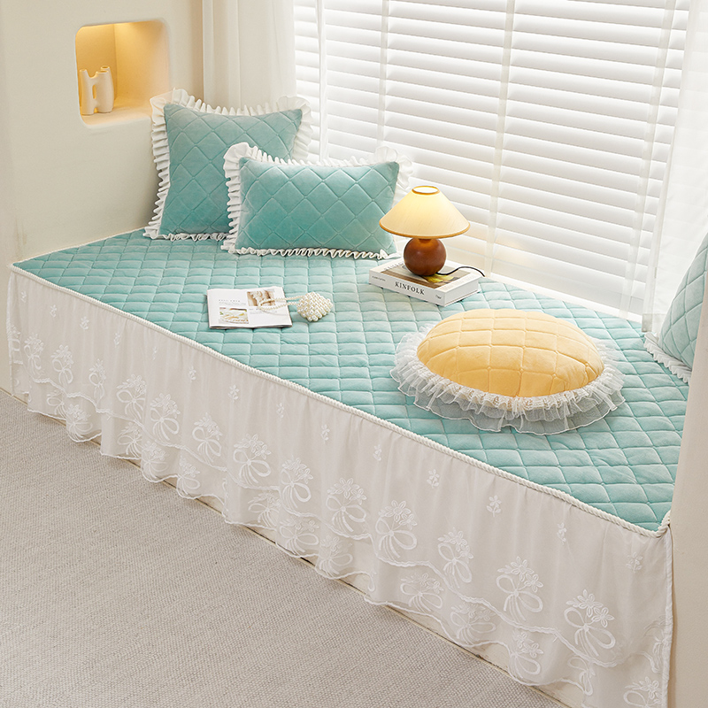 飘窗垫窗台垫四季通用阳台装饰垫卧室加厚落地窗垫防滑定做可机洗