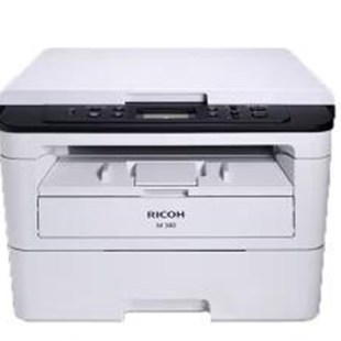 理光M340 M340FW自动双面打印有线无线打印复印扫描三合一 M340w