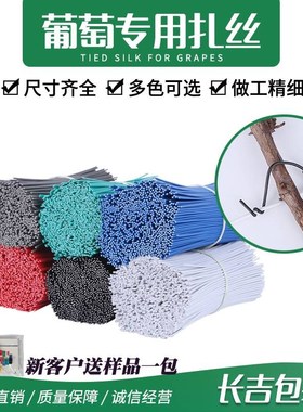 葡萄扎丝新款白色绿圆扁一万根捆绑枝条猕猴桃扎线火X龙果扎带园