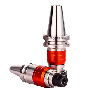 台湾梅华浮动伸缩j攻丝刀柄bt40加工中心柔性攻牙刀柄bt30夹头筒