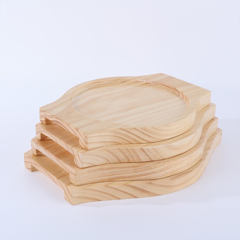 实木砂锅垫耐热托盘围炉煮x茶防烫桌垫石锅垫铁板烧木板垫碗垫