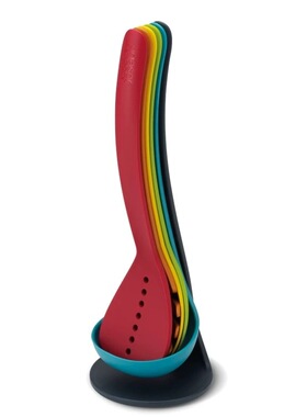 英国joseph 塑料硅胶锅铲不粘锅铲 尼龙立式嵌套 厨房加厚五套装