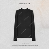 针织羊毛显瘦气质打底衫 NIUNIU 修身 型半高领衫 ·T 1361