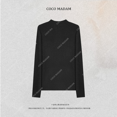 NIUNIU ·T-1361 修身型半高领衫针织羊毛显瘦气质打底衫