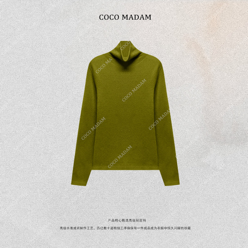 NIUNIU ·T-1759 堆堆领高领宽修身型秋冬毛衣打底衫休闲