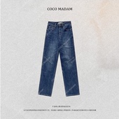 百搭显瘦中高腰直筒牛仔裤 NIUNIU 474 早春时尚 Niu