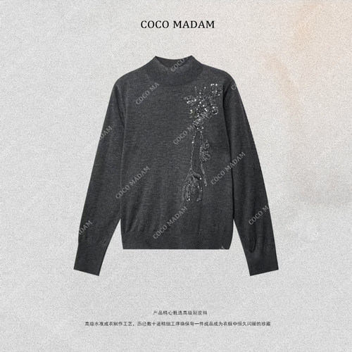 NIUNIU ·T-1505 薄款长袖高领毛针织衫秋冬女装