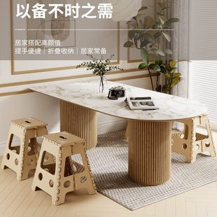 加厚折叠凳塑料便携椅子户外马扎家用餐桌折凳成人板凳吃饭高凳子
