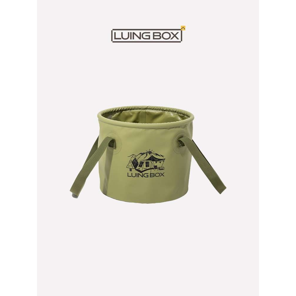 Luingbox露营盒子户外折叠水桶大容量便携储水鱼桶自驾游车载露营