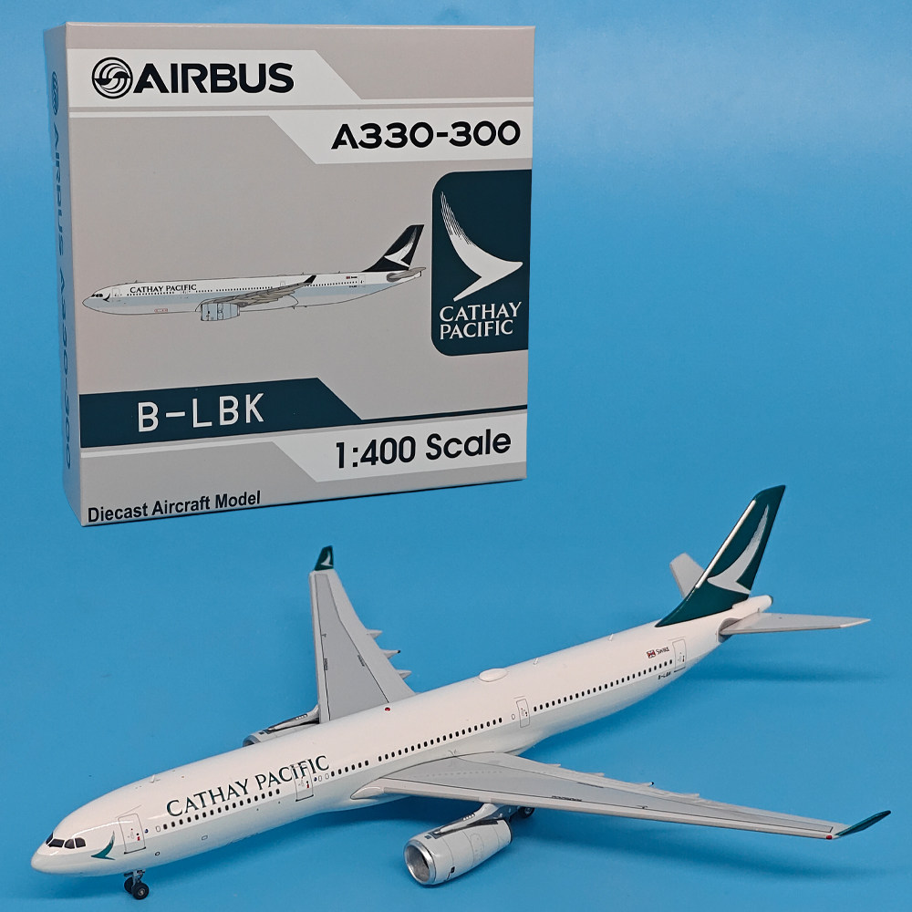 1:400国泰航空A330-300客机B-HLU/LBK合金飞机模型收藏摆件AV图片