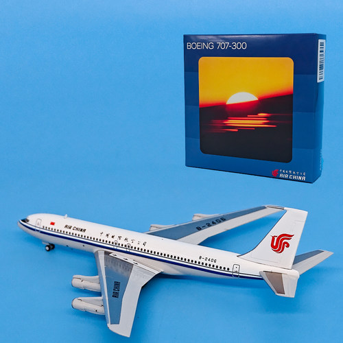 1:400国际航波音B707-300客机B-2406合金仿真模型收藏摆件AP