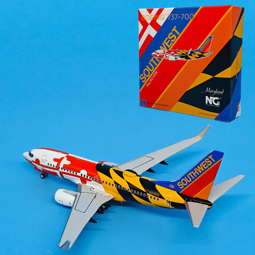 1:400西南航空B737-700客机N214WN合金飞机模型摆件 NG