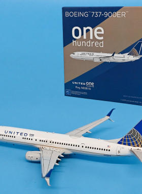 1:400美国联合航空B737-900ER客机N69818合金飞机模型摆件NG