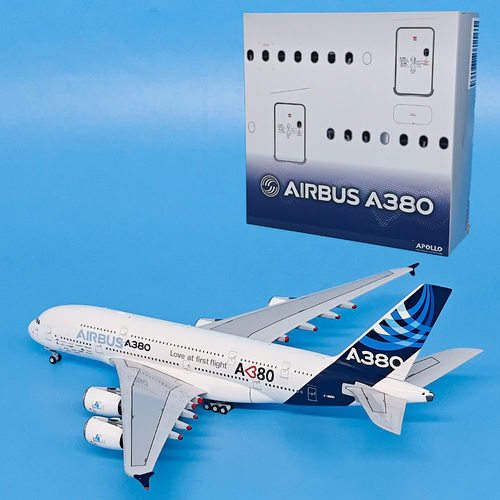 1:400空客原厂涂装A380客机F-WWDD飞机模型合金摆件收藏APOLLO