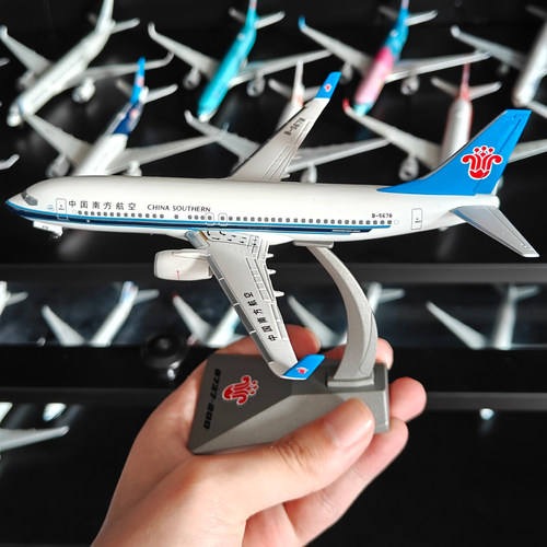 JET航模摆件 南方航空B737-800客机B-5678合金成品飞机模型摆件