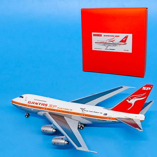 1:400澳大利亚航空B747SP客机VH-EAB飞机模型合金仿真金属摆件JC