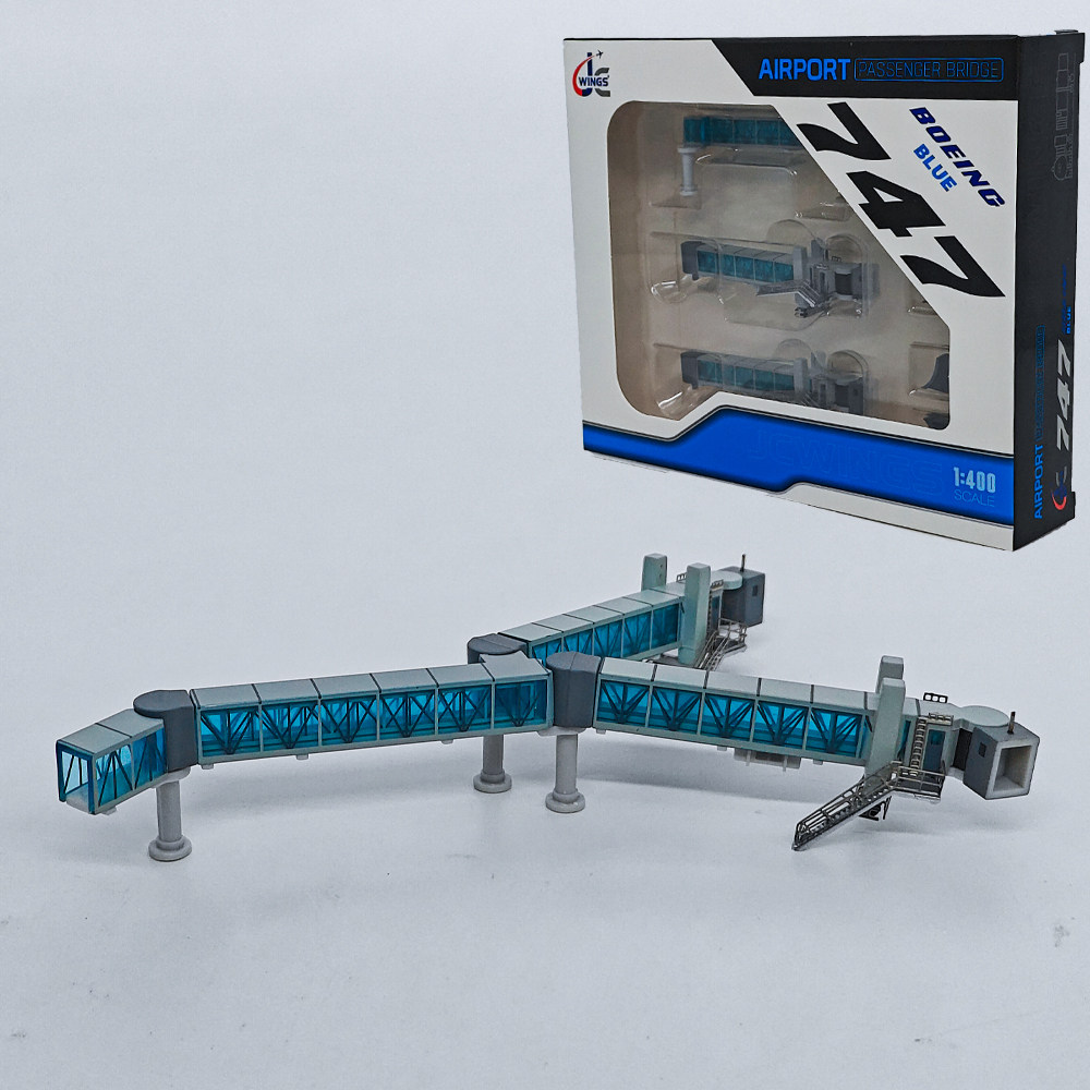 1:400波音747客机廊桥登机梯bridge场景地勤JC Wings