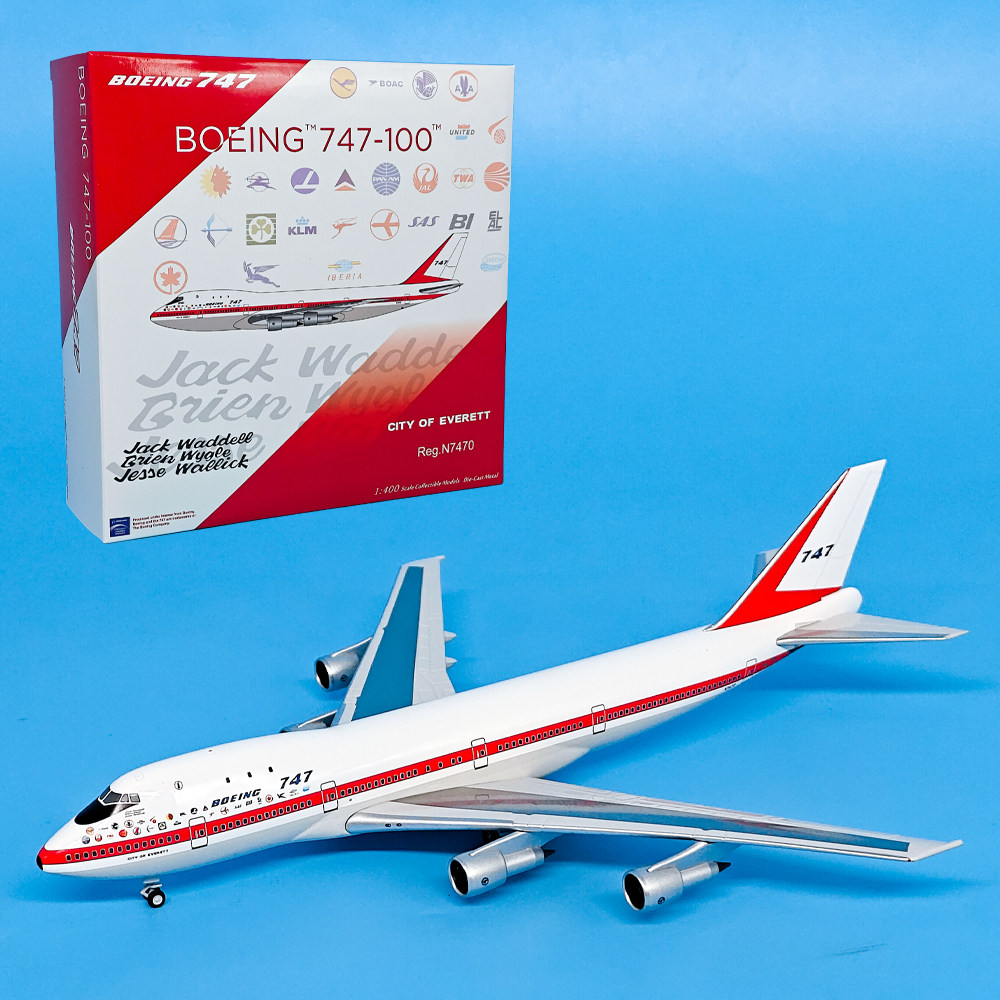 波音B747-100原型机N7470摆件